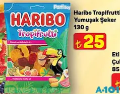 HARİBO TROPİFRUTTİ YUMUŞAK ŞEKER 130 G